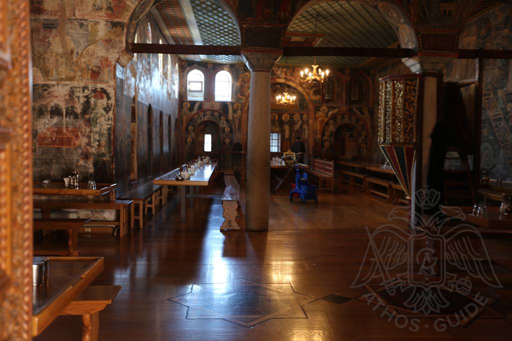 Трапезная монастыря Дионисиат